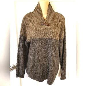 Zaria Anthropologie Cabled Knit Sweater
